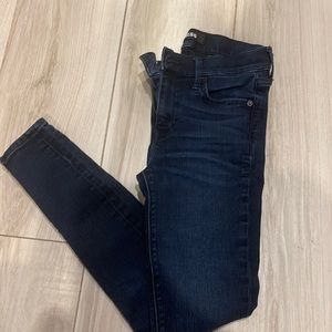 Dark wash Express skinny jeans. Size 2 short